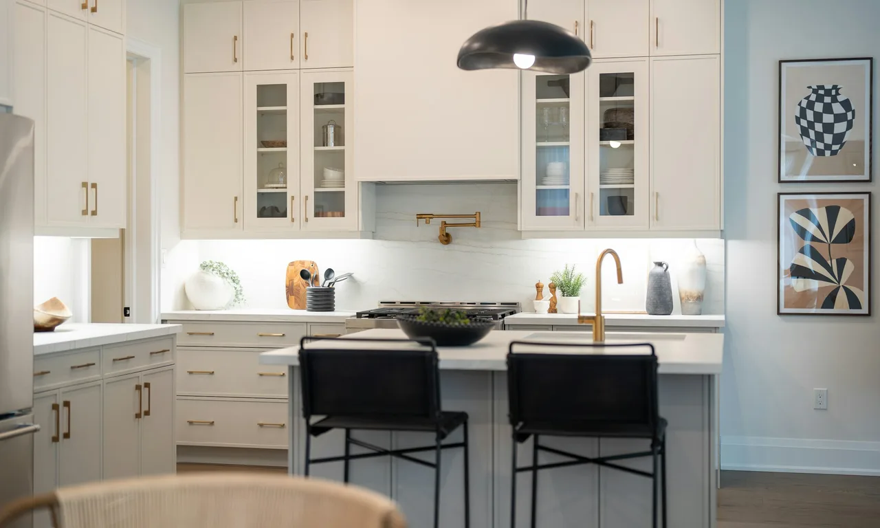 Finished kitchen remodeling project in Queens, New York