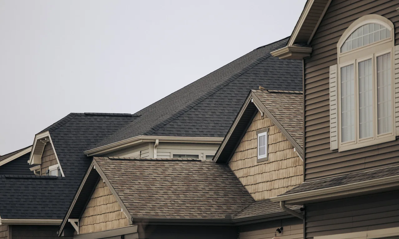 Finished roofing repair example in New York