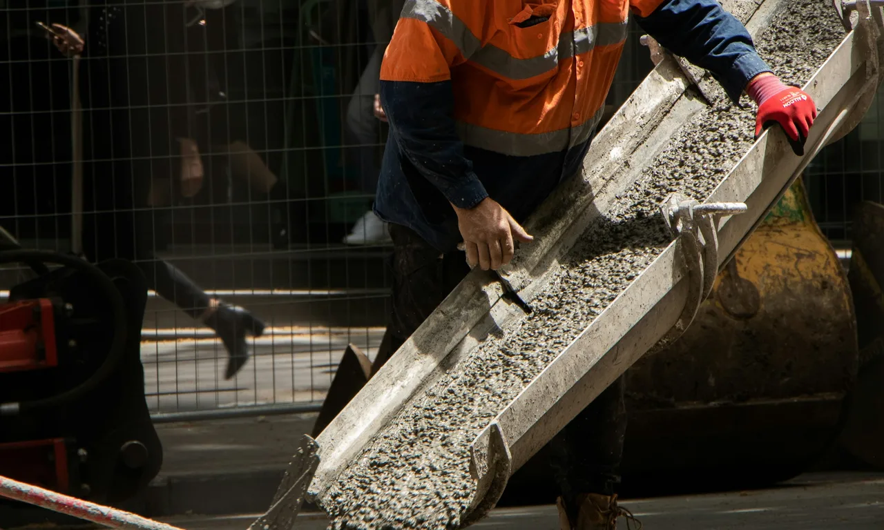 Concrete work for a New York construction project
